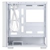 D2 Mid Tower Gaming PC Case Dual Chamber Tempered Glass