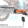 Motorcycle Modification Aluminum Alloy Helmet Lock Mount Hook Fit for