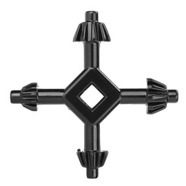 4-in-1 Chuck Key for Drill, Steel Drill Chuck Key, Durable Key for Tightening & Loosening, Compatible with Most Drills and Power Tools