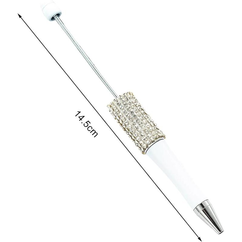7 Pens Rhinestone Beadable Pens WHOLESALE BULK Beaded Ballpoint Pen