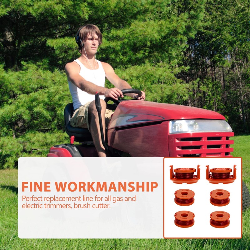 Kisangel 1set Mower String Trimmer Line Replacement for Spools Grass