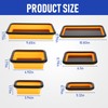 12 Pcs Collapsible Magnetic Parts Tray Set 3 Size,Multicolor