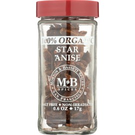 Morton & Bassett Organic Star Anise, Vegan, 0.6 Ounces (Pack Of 3)