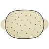 Banko Ware 13046 Oven Safe Shallow Au Gratin Dish, Blueberry,