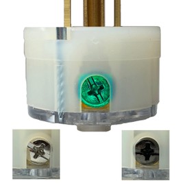 Flanged Inlet NEMA 5-15P Easy Assembly - Durable Nylon Construction - WB515FI - Rewireable