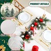 WEILAOK Christmas Place Mats, Place Mats Christmas Washable, Christmas Place
