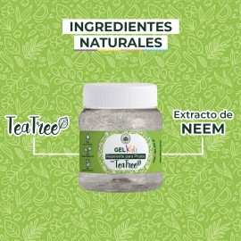 Pack 2 Gel Para Peinar Antipiojos, Con Aceite De Tea Tree