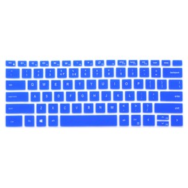 Keyboard Skin Cover Compatible for Dell XPS 15 9500 9510 9520 9530 15.6 inch, XPS 17 9700 9710 9720 9730 17.3 inch, Dell Precision 5760 5770 17.3" 5560 5570 15.6", Dell XPS 13 9300 9310 13.4” (Blue)