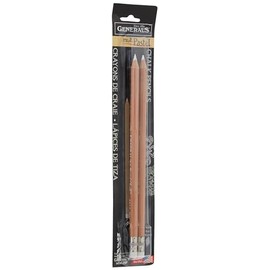 General Pencil 2 Piece Multi-Pastel Chalk Pencils, White