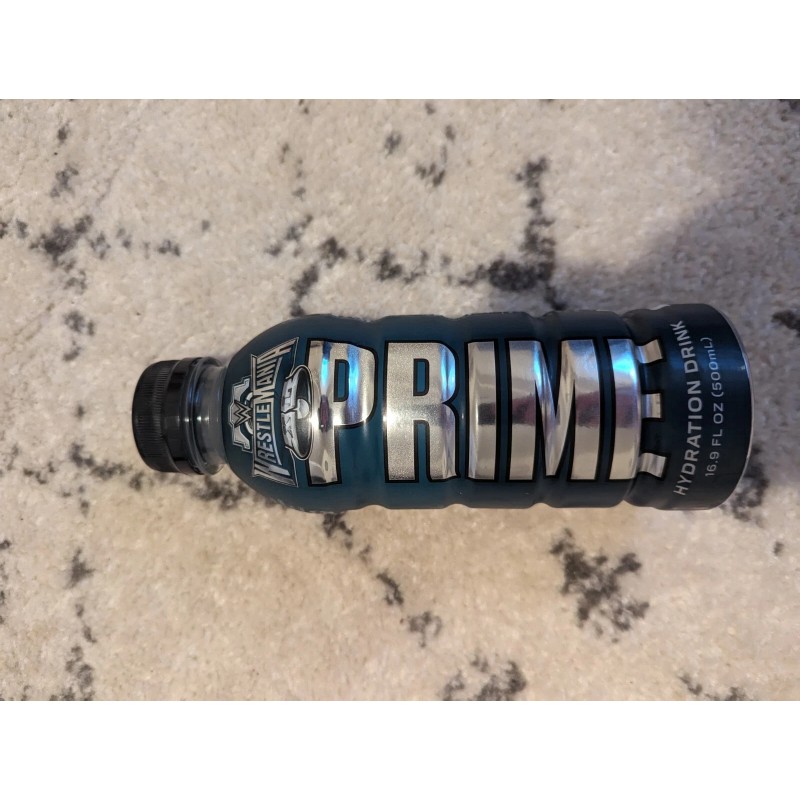 Prime Wrestlemania XL 40 Prime Hydration Drink Exclusive Bottle New
