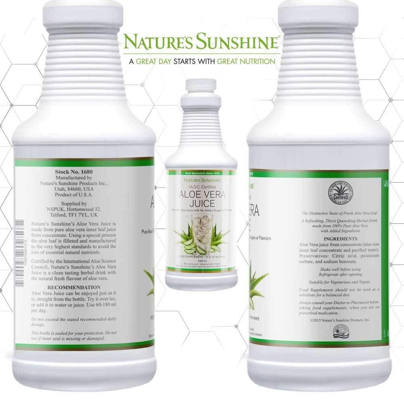 Aloe Vera Juice (946 ml) Certified IASC