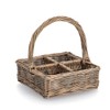 Zeller 14178 Wicker Carry Basket Approx. 21 x 21 x