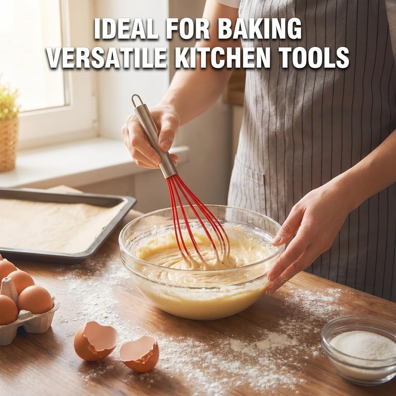 Elevate Your Baking Game with 5PC Mini Spatula Silicone -