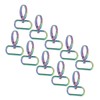 10PCS Keychain Hook 360° Rotation Fine Workmanship Alloy Materials Light
