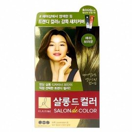 Elastine Salon de Color Hair Dye Ash Brown Hair Color Brown Digital Dye Tone Treatment Cash on Delivery or Payment upon Order / 엘라스틴 살롱드컬러 염색약 애쉬브라운 헤어 컬러 브라운 디지털 염색 제 톤 트리 트먼트 착불 또는 주문시 결제