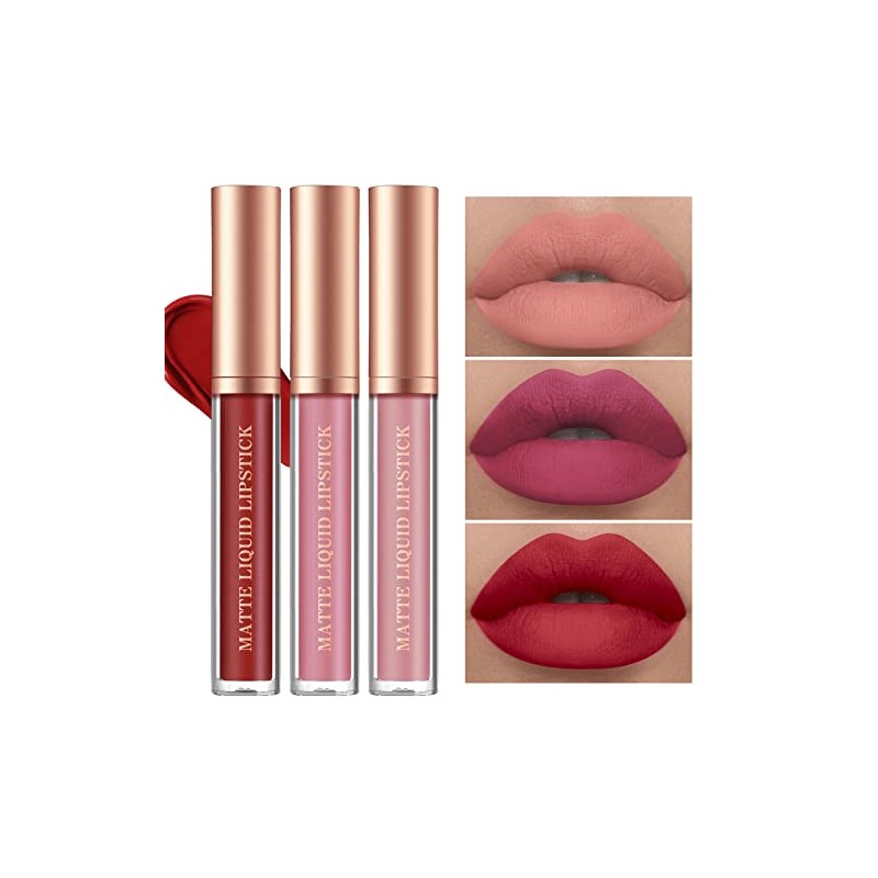 URQT Set De Maquillaje De Labios Nude De 12 Piezas