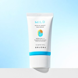 ORJENA Mild UV Shield Sun Cream SPF50 PA 50ml  Crema Solar Calmante y Hidratante para Piel Sensible, Vegana y Reef-Safe                               