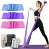 Therapy Flat Resistance Bands Set, Exercise Stretch Bands for Stretching,