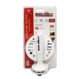Magic Stick TV MS-50 WT Amplified Signal Booster Antenna Digital HDTV 1080P HD