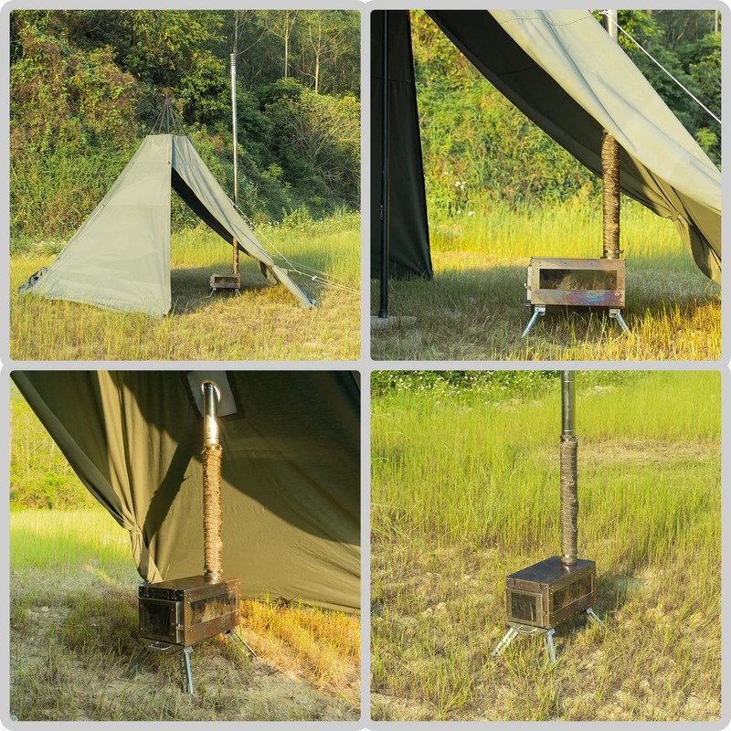 FIREHIKING Stove Pipe Wrap Heat-resistant Camping Tent Stove Pipe Protector