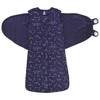 Hudson Baby Unisex Baby Convertible Swaddle Sleep Sack, Navy Constellation,