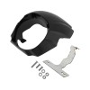 YHMTIVTU Gloss Black Front Headlight Fairing Cowl Cover For Harley