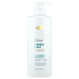 Dove Calming Relief Champú y Acondicionador 2 en 1 Anticaspa con Zinc Piritionado y Aloe Vera, 532 ml