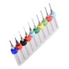 KATUR 10 PCS Mini PCB Drill Bits 0.1-1.0mm, Carbide Spiral