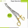 Kogan Endocervical Speculum 9.5" with Gauge & Set Screw Offset