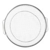 Stainless Steel Fruit Basket Double Handles Metal Mesh Drain Round