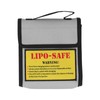 Lipo Battery Safety Bag Grey Fireproof Explosion Proof Battery Guard