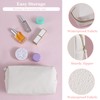8 Pcs PU Leather Makeup Bag Bulk Set Waterproof Cosmetic
