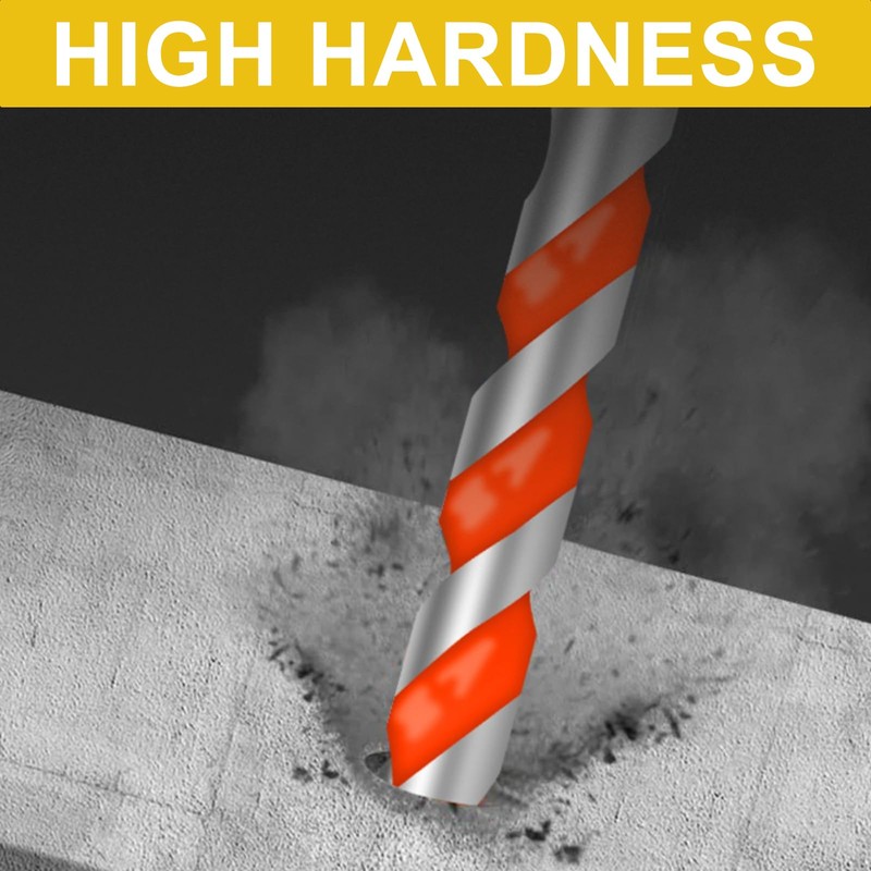 Tile Drill Bits Set, 5 Piece Masonry Drill Bits for