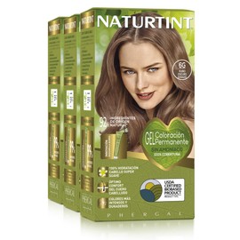 Naturtint Hair colour without ammonia, with a high percentage of natural ingredients, 170 ml (x3)