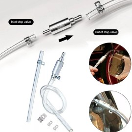 Universal Brake Bleeder Hose - One Way Check Valve Tube Bleeding Tool Kit for CarMotorcyle