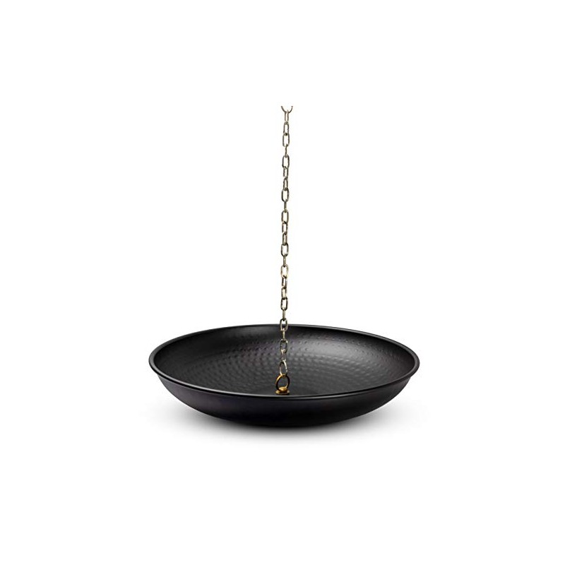 Monarch Rain Chains 15 inch Basin Hand Hammered Rain Chain