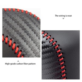 LDYFC Auto Car Leather Gear Shift Knob Cover Trim for Toyota Highlander 2014-2019/ Tacoma 2016-2022 Accessories