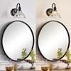TLOLGT Modern Black Wall Sconce Mini Wall Light Made of