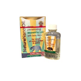 1 Pack - Nature Nano Essential Oil - Dau Xoa Bop Con Gau Cong Nghe Nano - 8mL per Bottle - Product of USA
