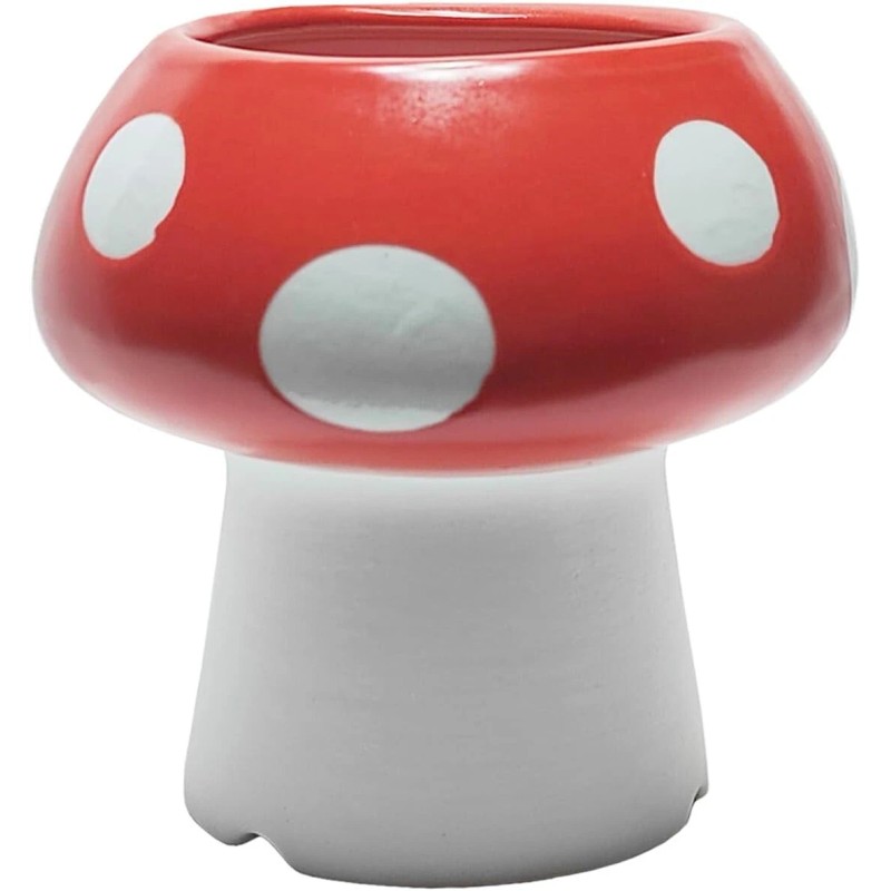 Mushroom Pencil Holder for Desk Cute Pen Holder Decoration 3.5"D