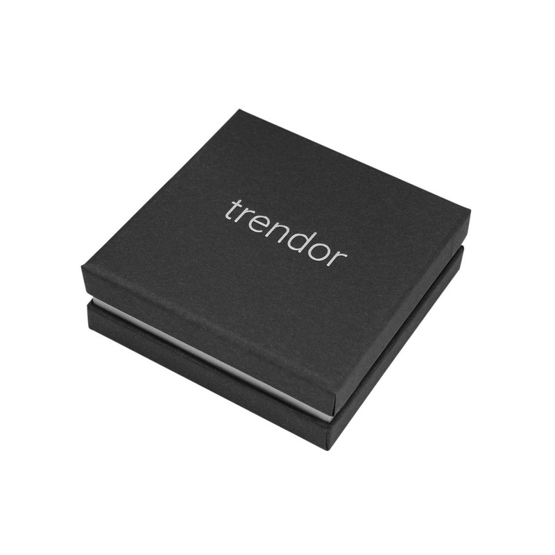 trendor Cross with Men's Necklace 925 Silver Chain Men's Cross