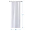 Amazer Small Stall Shower Curtain Liner Washable, 36 x 72