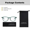 Long Keeper Blue Light Filter Glasses Women Men Retro Round