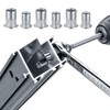 60 Pcs Rivet Nuts Set, M6 Stainless Steel Rivnuts, Flat