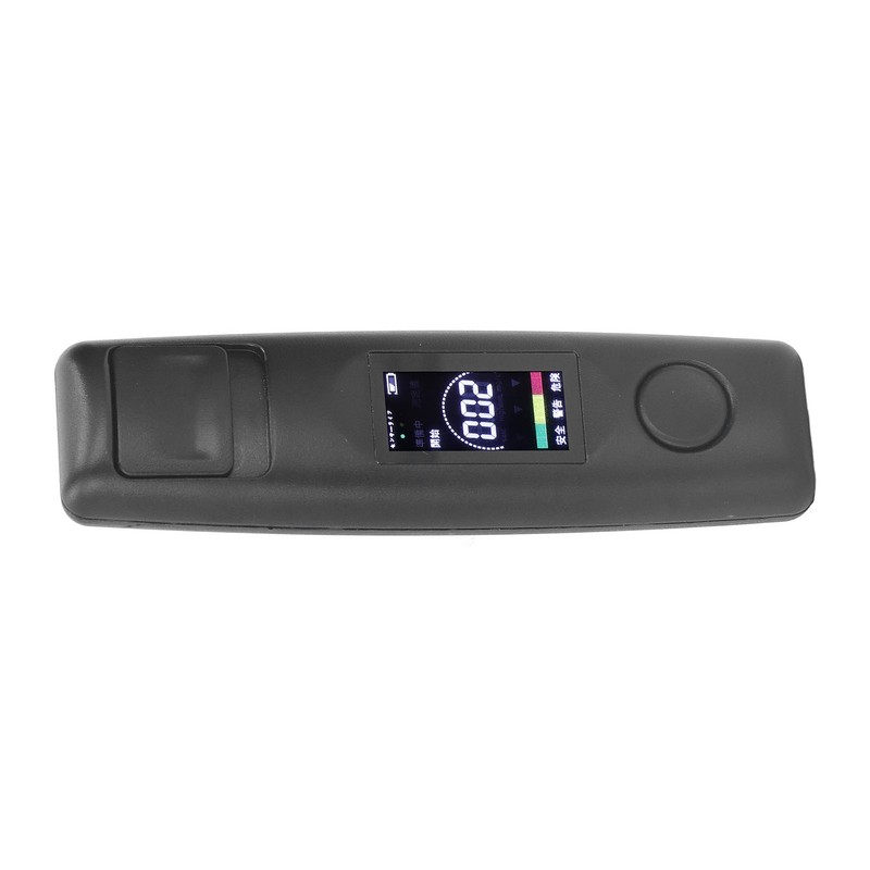 Black Portable Breathalyzer Professional Noncontact High Accuracy Alcohol Tester Rechargeable