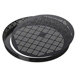 Original Kaiser Inspiration Tart Tin with Lifting Base 28 cm, Perforated Quiche Tin, Pizza Mould, Non-Stick Coating, Squeezable Base