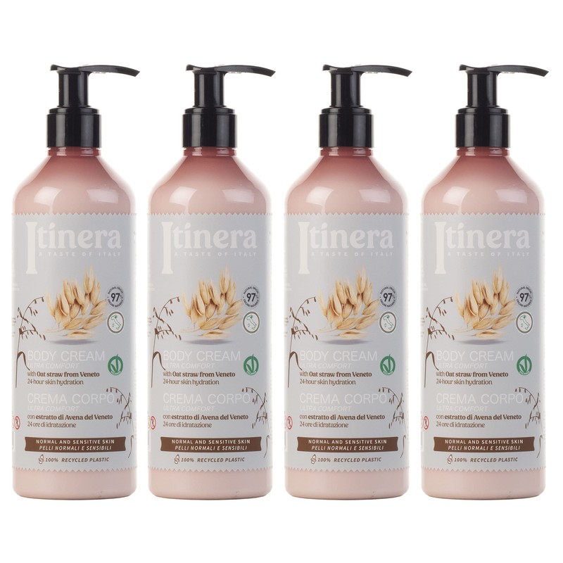 Itinera Cream, Body Lotion for Normal and Sensitive Skin, with