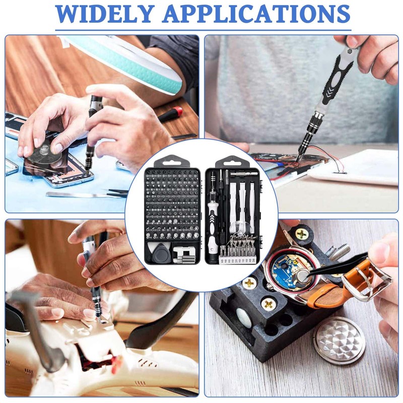 138PCS Precision Screwdriver Set, Electronic Repair Tool Kit Small Magnetic