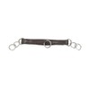 Shires Blenheim Leather Curb Chain: Brown: Cob