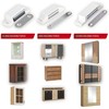 LouMaxx Magnetic Door Catch Strong - 4kg Holding Force -